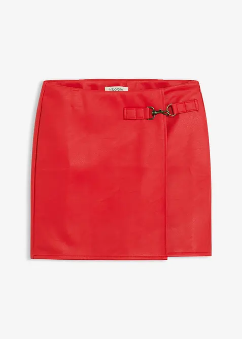 Kjol i skinnimitation, bonprix