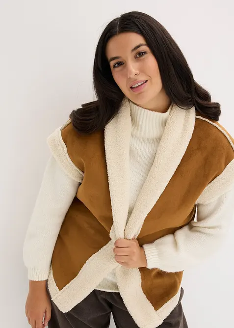 Väst i pälsimitation, bonprix