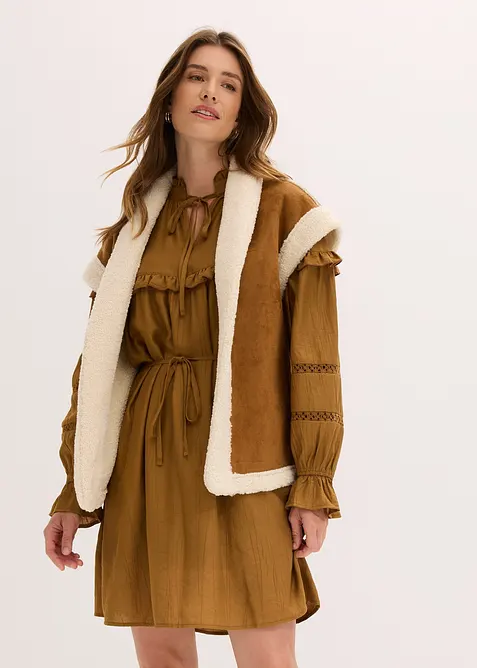 Väst i pälsimitation, bonprix