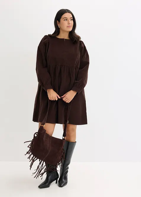 Manchesterklänning i bomull, bonprix