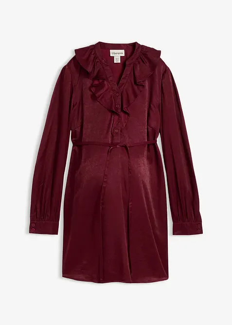 Mammablus av mjuk satin, bonprix