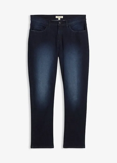Stretchjeans med bekvämt snitt, normal passform, raka ben, bonprix