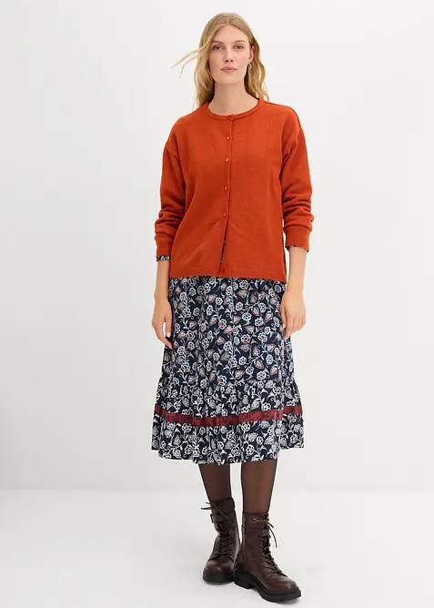 Finstickad cardigan, bonprix