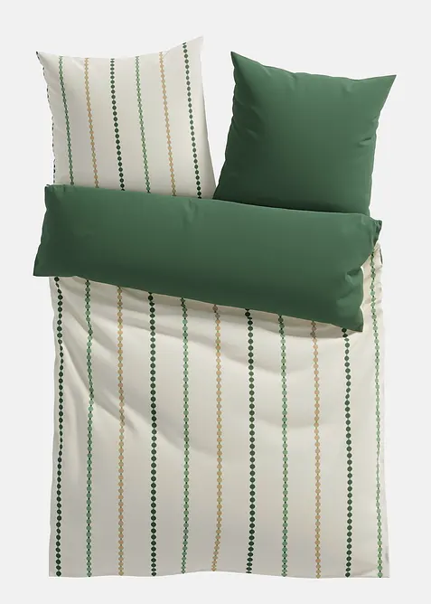 Vändbart påslakanset med randmönster, bonprix