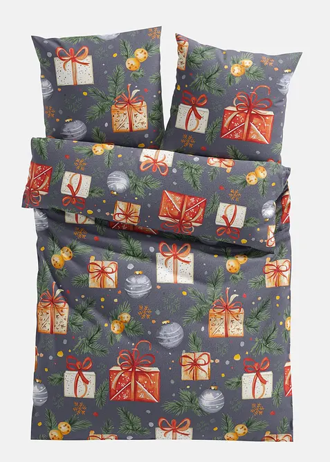 Påslakanset med julklappsmönster, bonprix