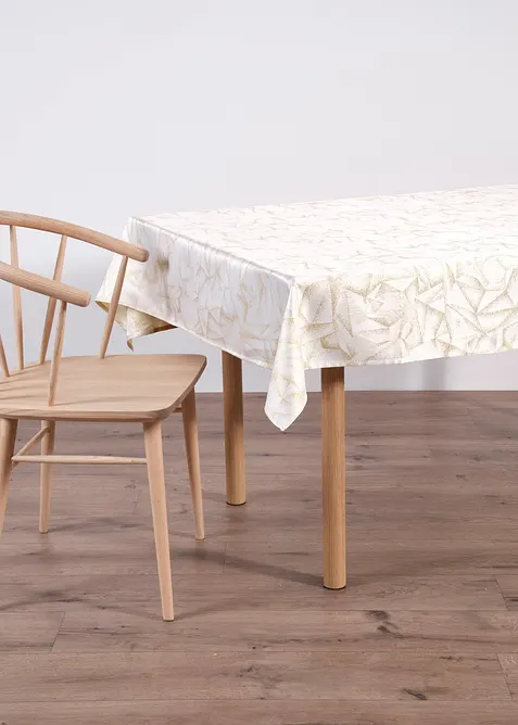 Bordsduk i glansig jacquard, bonprix