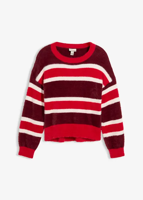 Stickad tröja i oversizemodell, bonprix