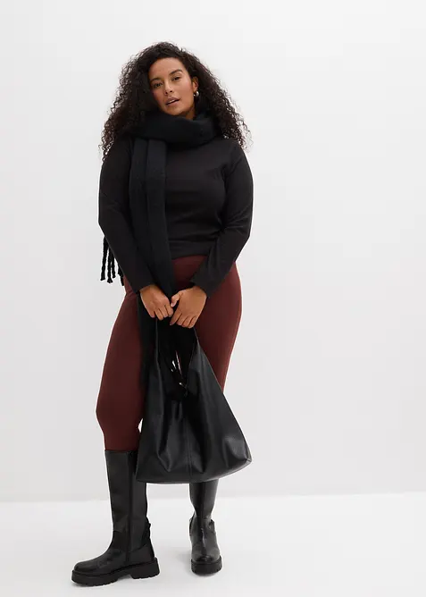 Termotopp med st&aring;krage, bonprix