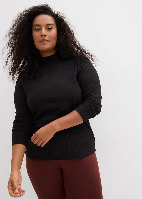 Termotopp med st&aring;krage, bonprix