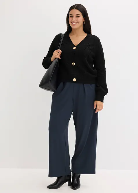 Strukturm&ouml;nstrad cardigan, bonprix