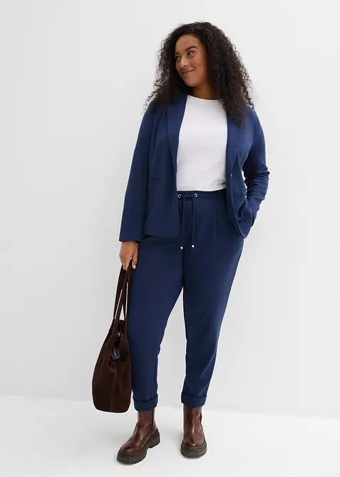 Trik&aring;kavaj med mjuk viskos, bonprix