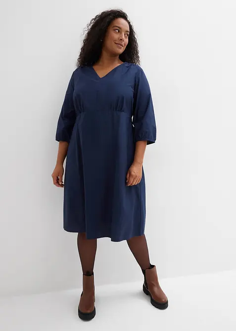 Klänning av ren bomull, bonprix