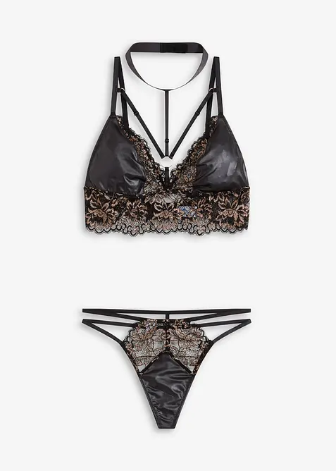 Bralette och stringtrosa (2 delar), bonprix