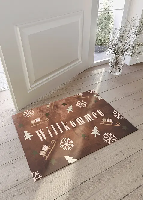 Dörrmatta med julmotiv, bonprix