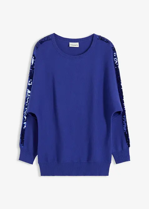 Finstickad tr&ouml;ja med paljetter, bonprix