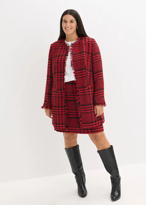 Kjol av mjuk bouclé, bonprix