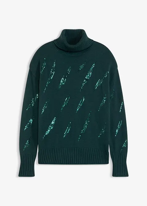 Tröja med paljetter, bonprix