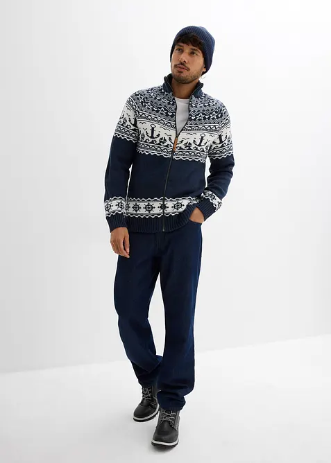 Lusemönstrad cardigan, bonprix