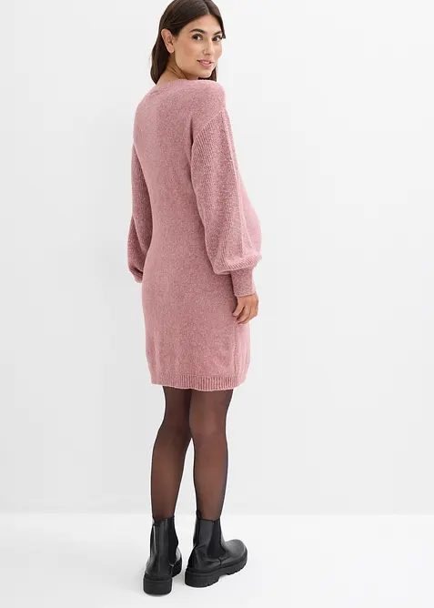 Mammaklänning med amningsöppning och lång knappslå, bonprix