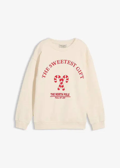 Mamma-/amningssweatshirt i mjuk ekologisk bomull, bonprix