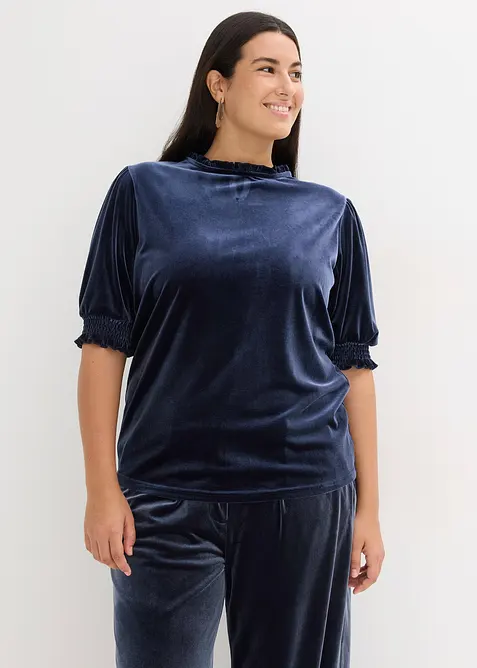 Topp i mjuk sammet, bonprix