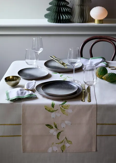 Bordslöpare av ekologisk bomull, bonprix