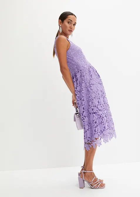 Klänning med gipyrspets, bonprix