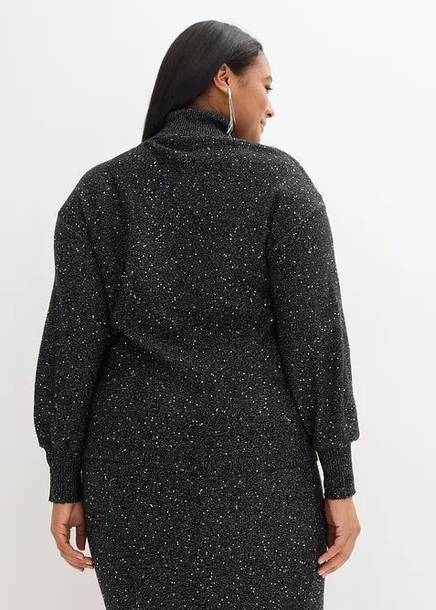 Tröja med paljetter, bonprix