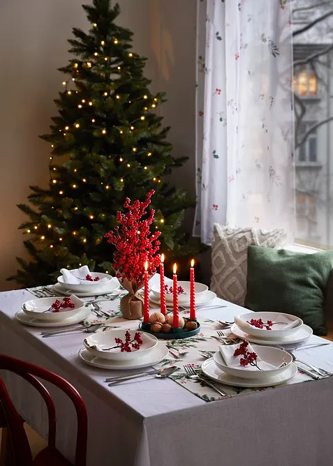 Bordslöpare med grankvistar, bonprix