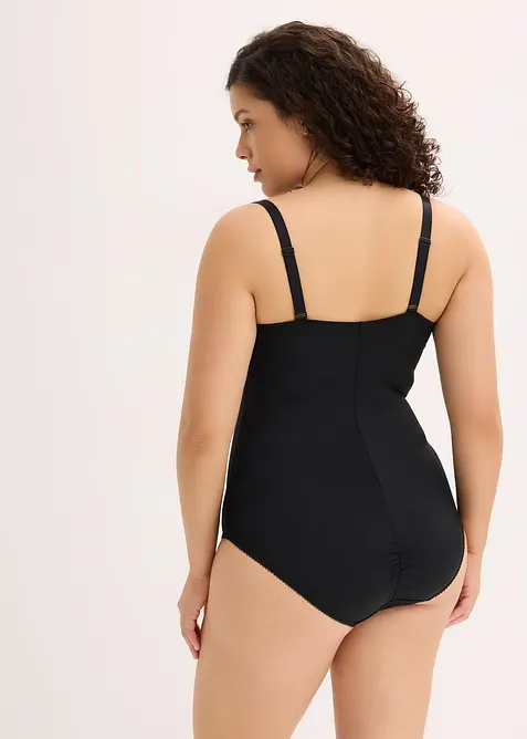 Body med glittergarn och lätt formande effekt, bonprix