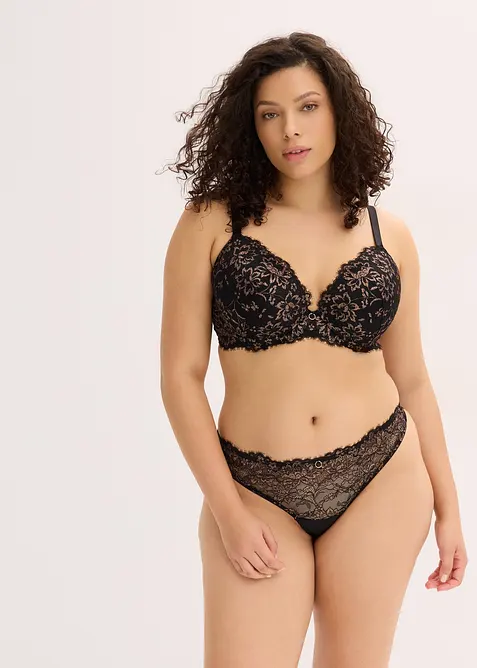 Stringtrosa med glittergarn, bonprix