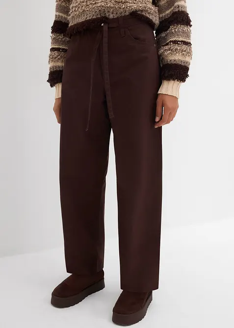 Twillbyxa i ren bomull, bonprix