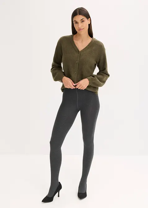 Värmande strumpbyxa i fleece, 140 den, bonprix