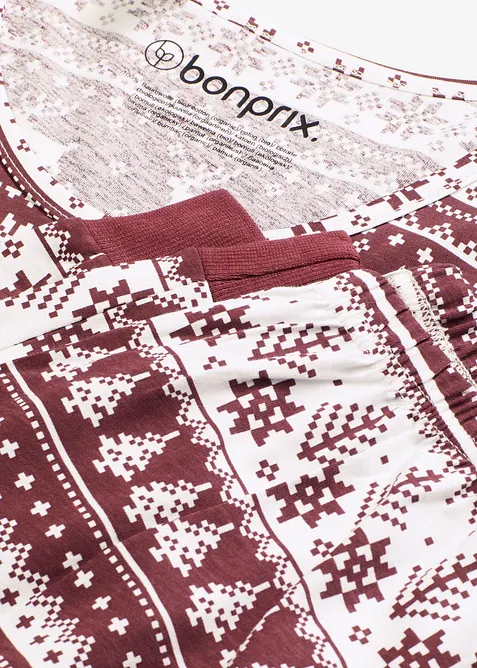 Pyjamas i ekologisk bomull, bonprix