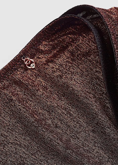 Braziliantrosa i maximodell av glittrigt material, bonprix