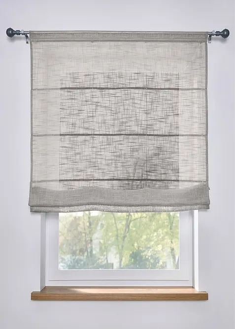 Hissgardin med linnelook, bonprix