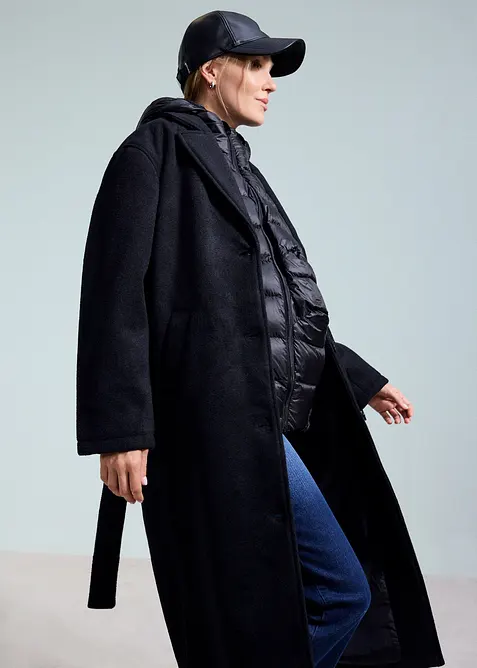 Mammakappa med babyficka och urtagbar väst, bonprix