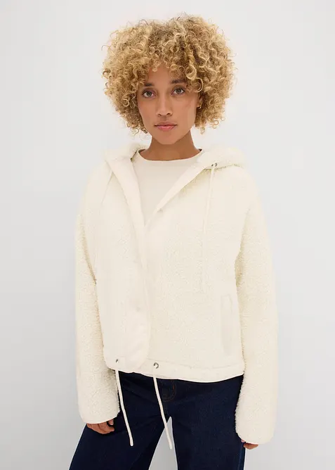 Jacka i teddyfleece, bonprix