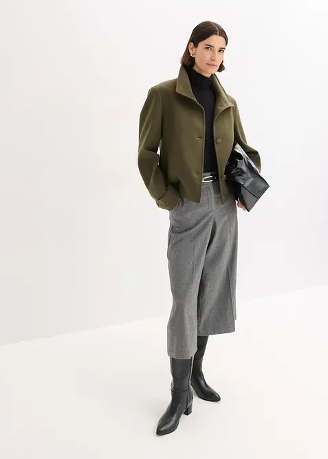 Jacka med yllelook, bonprix