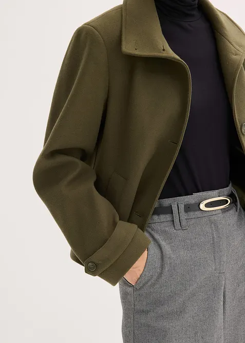 Jacka med yllelook, bonprix