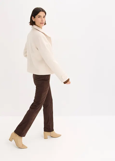 Jacka med yllelook, bonprix