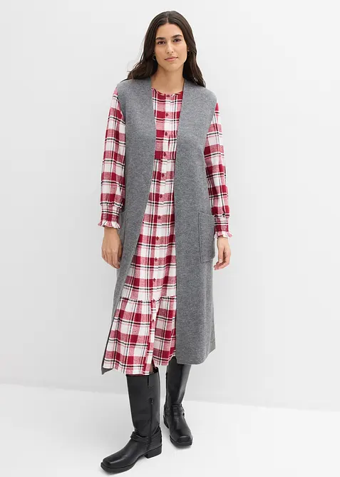 Stickad väst, bonprix