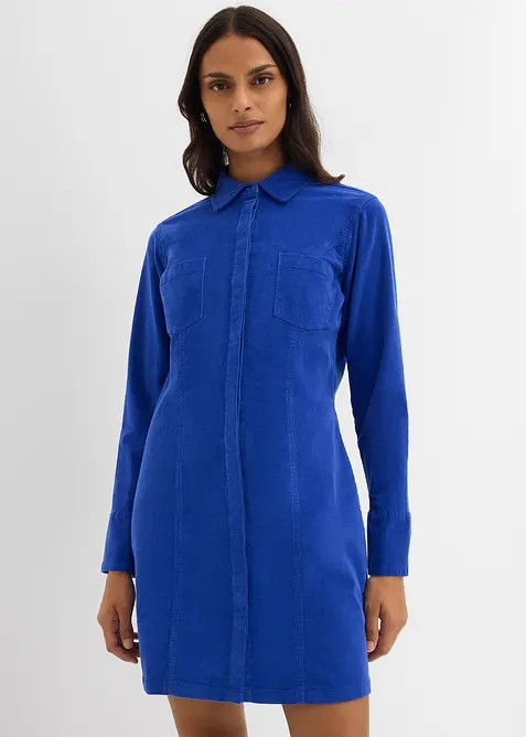 Insvängd manchesterklänning, bonprix