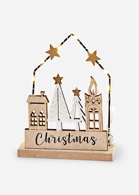 Prydnadshus med LED-belysning, bonprix