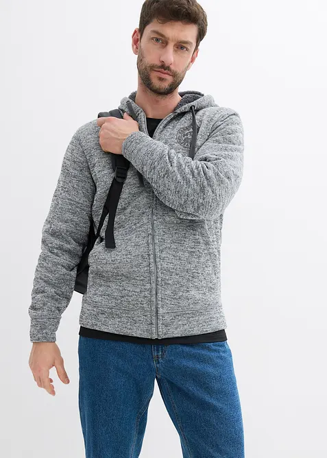 Munkjacka med teddyfoder, bonprix