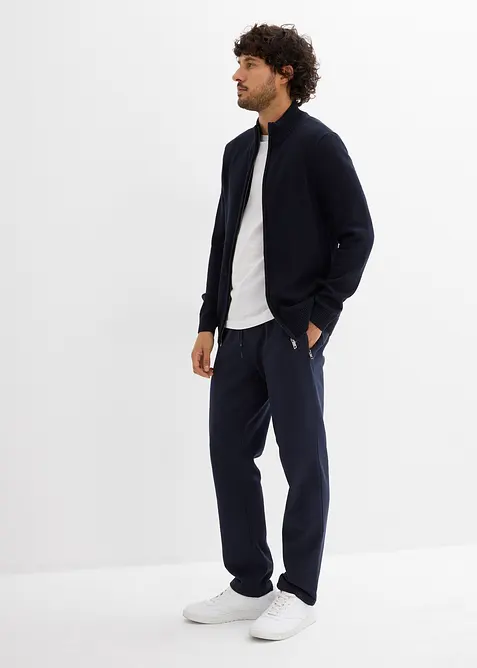 Cardigan med ståkrage i återvunnet material, bonprix