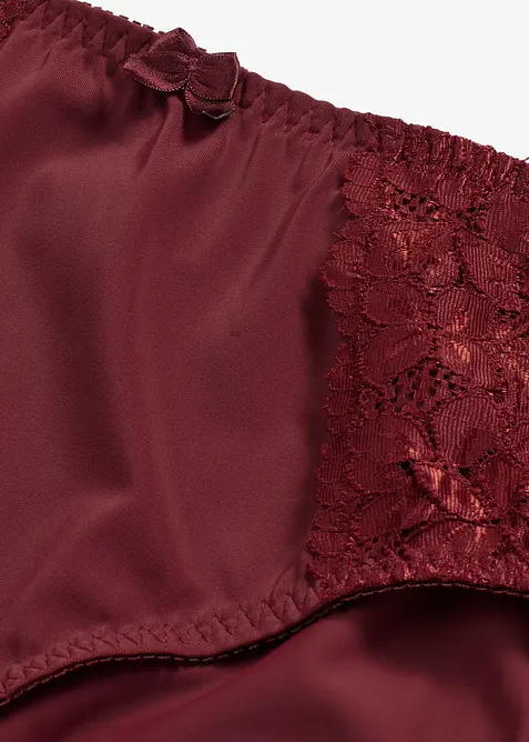 Maxitrosa med skir spets (2-pack), bonprix