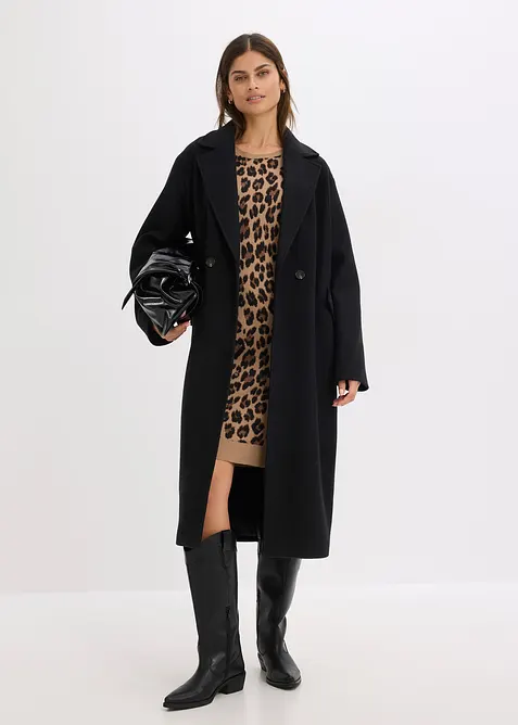 Stickad klänning, bonprix