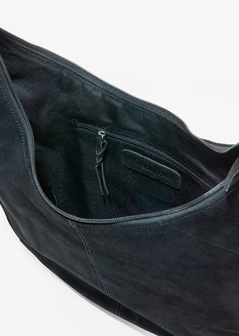 Handväska i skinn, bonprix