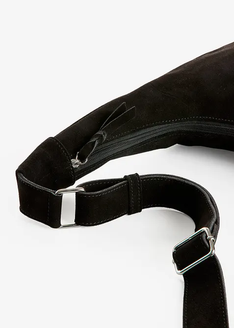 Handväska i skinn, bonprix